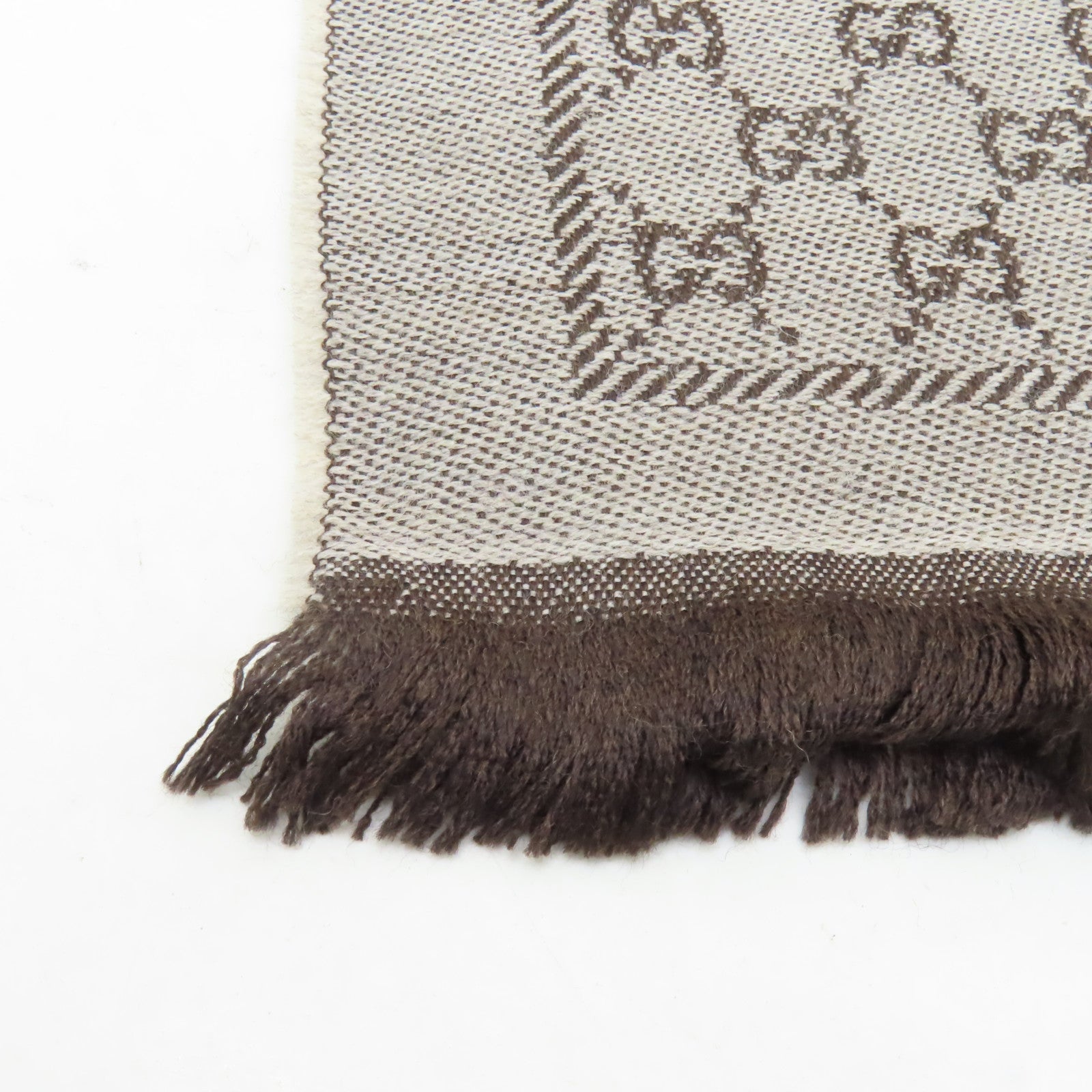 GUCCI 羊毛Scarf圍巾啡色