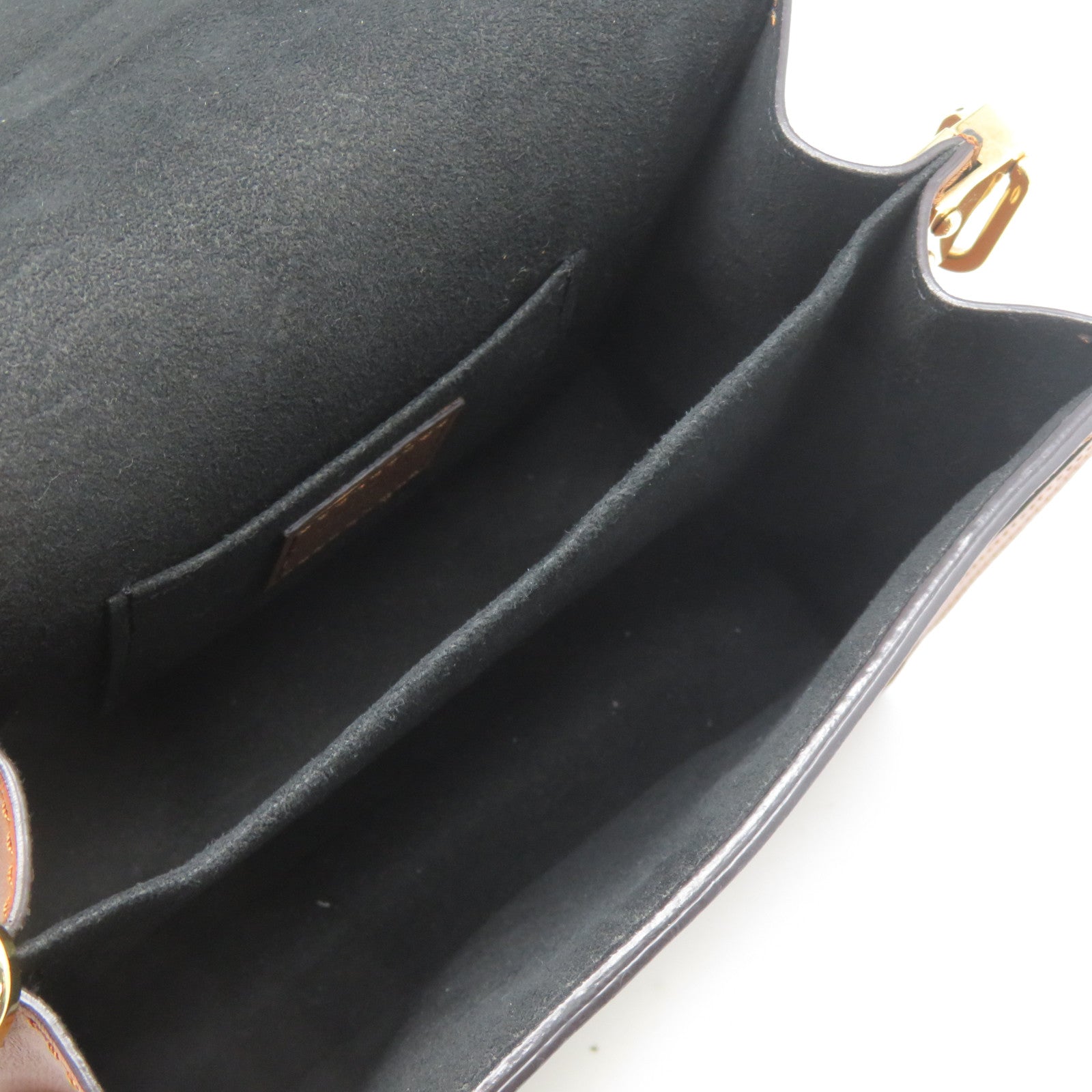 LOUIS VUITTON 【激減優惠】Monogram Reverse Mini Dauphine金扣肩背袋啡色