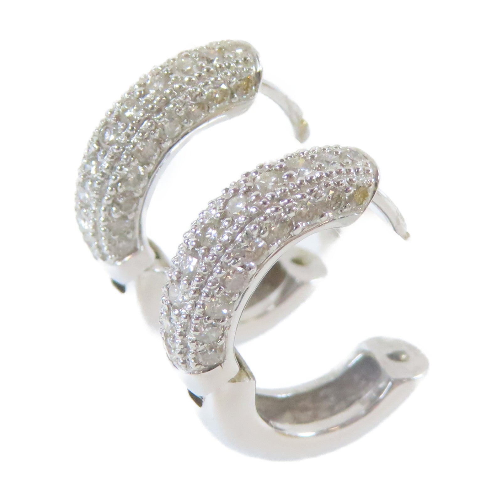 JEWELRY 18K白金Diamond Earrings鑽石耳環