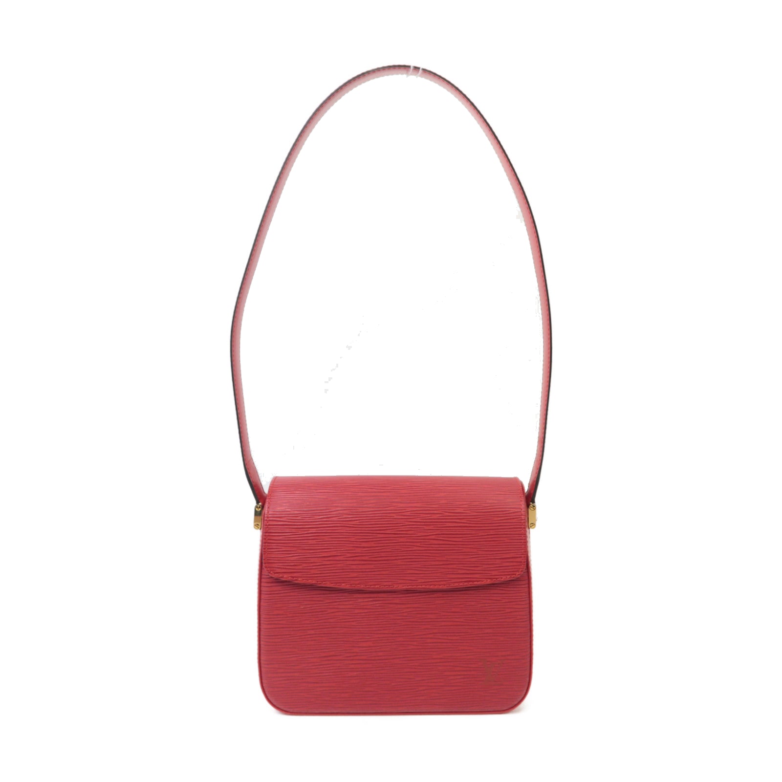 LOUIS VUITTON Epi Busy Bag金扣肩背袋紅色