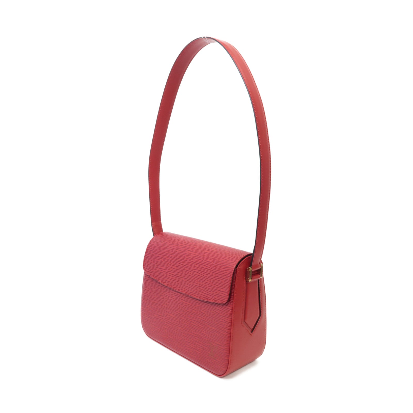 LOUIS VUITTON Epi Busy Bag金扣肩背袋紅色