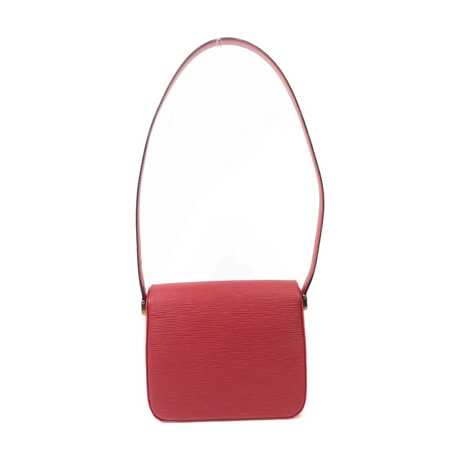 LOUIS VUITTON Epi Busy Bag金扣肩背袋紅色