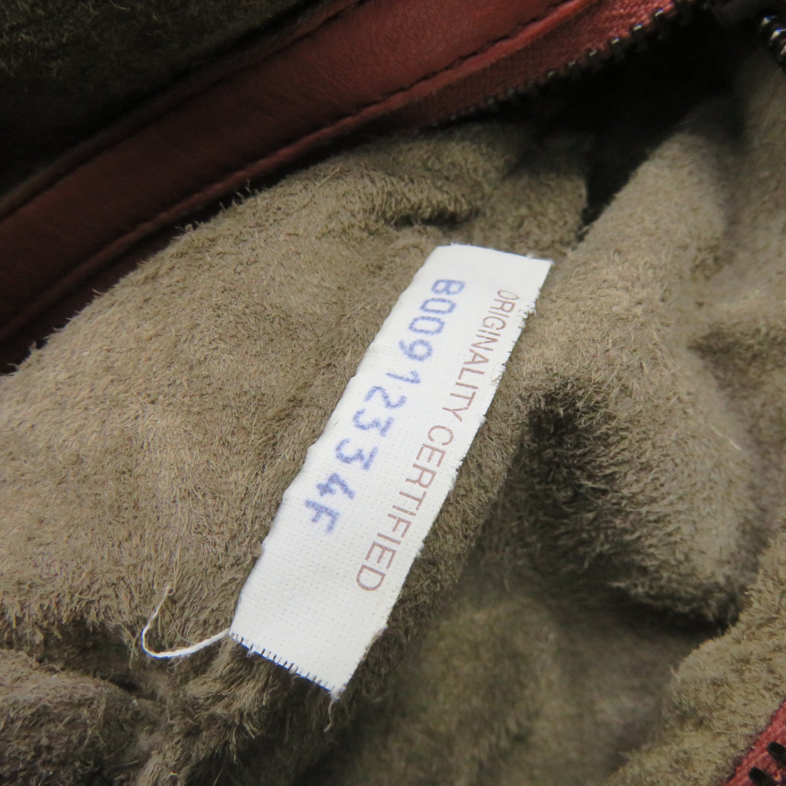 BOTTEGA VENETA 【激減優惠】織紋皮革Shoulder Bag肩背袋啡紅色