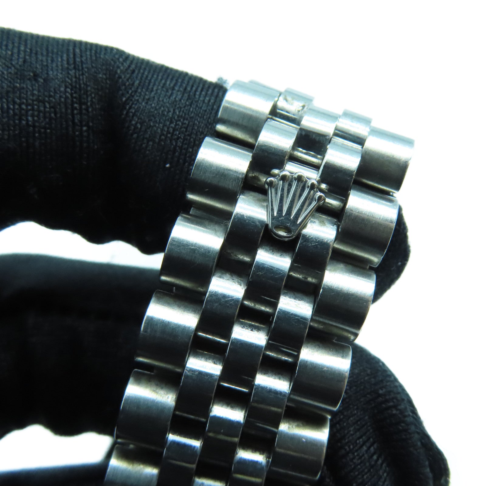 ROLEX Datejust不鏽鋼手錶鑽石自動機芯銀色