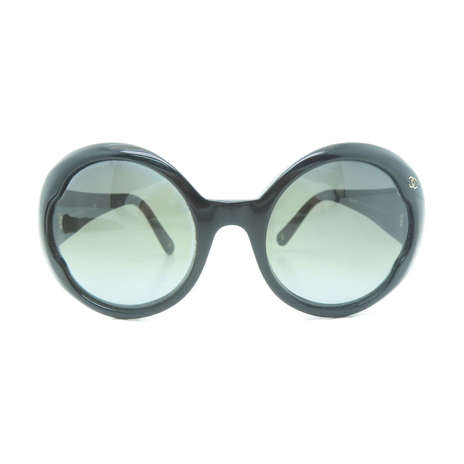 CHANEL PVC Sunglasses銀扣太陽眼鏡黑色