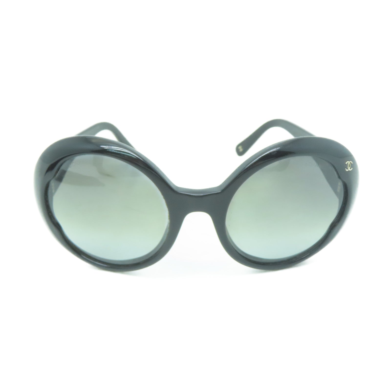 CHANEL PVC Sunglasses銀扣太陽眼鏡黑色