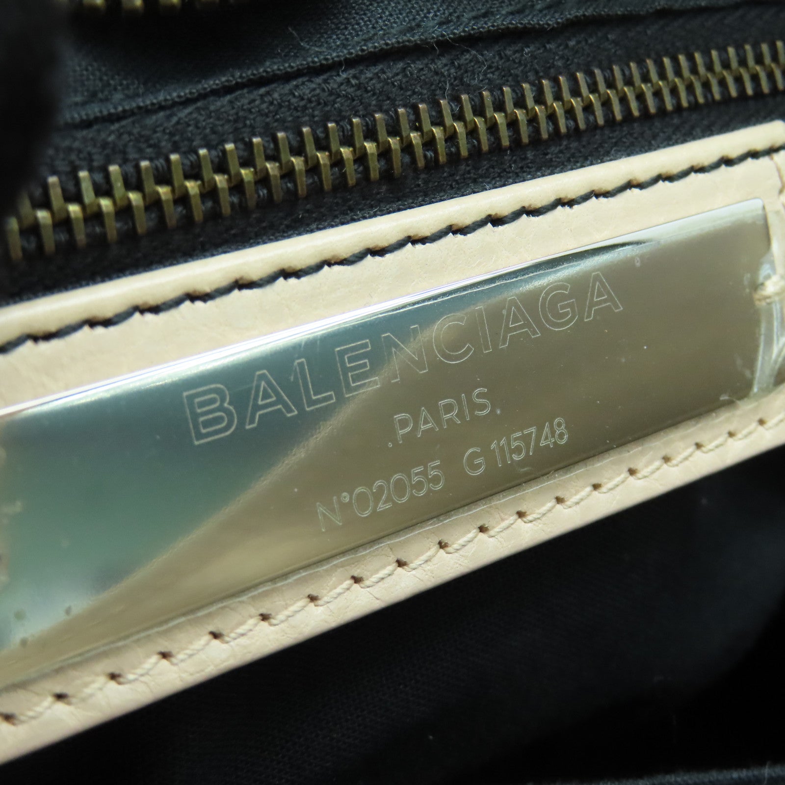 BALENCIAGA 羊皮皮革City金扣手挽肩背两用袋粉红色