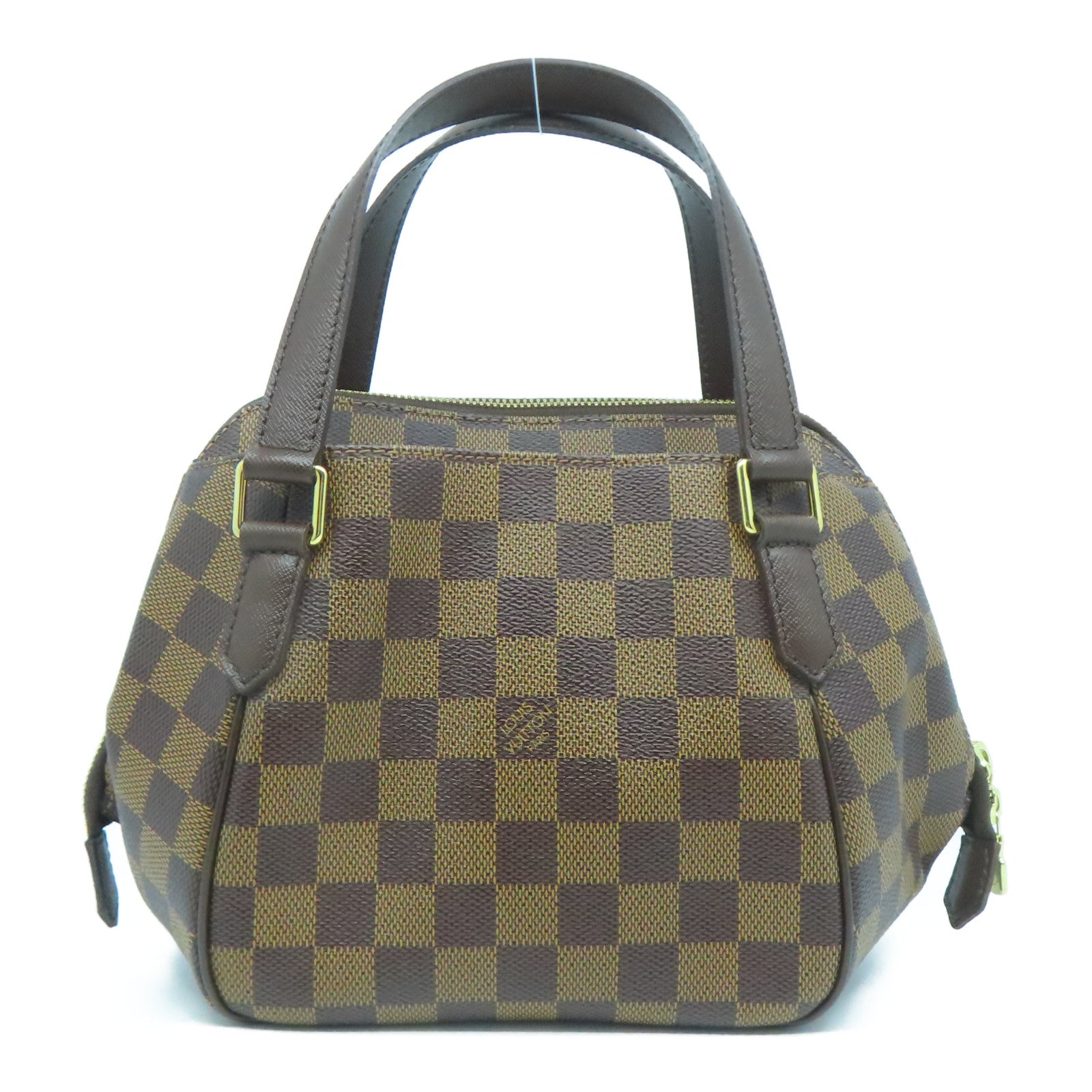 LOUIS VUITTON Damier Belem PM金扣手挽袋啡色