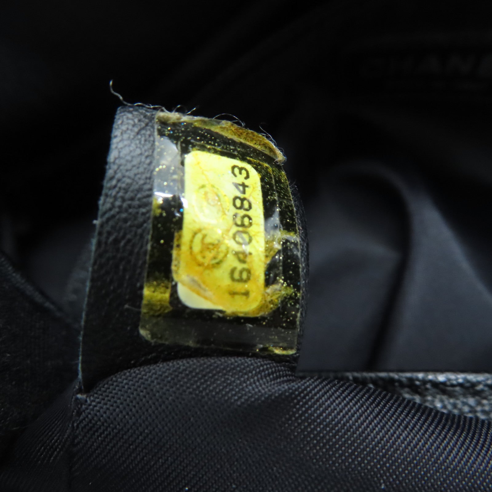 CHANEL 菱格帆布Tote Bag銀扣手挽袋黑色