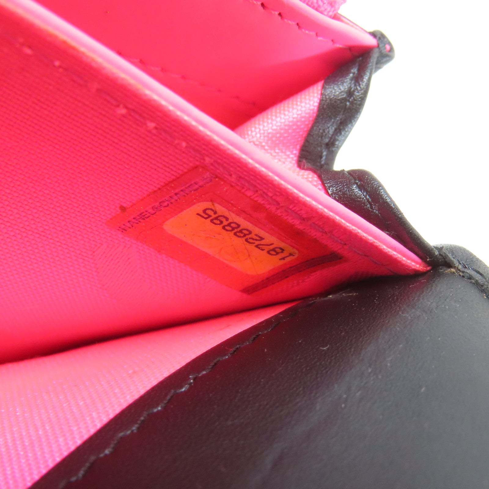 CHANEL 菱格Cambon皮革Cambon Long Wallet銀扣長錢包黑色