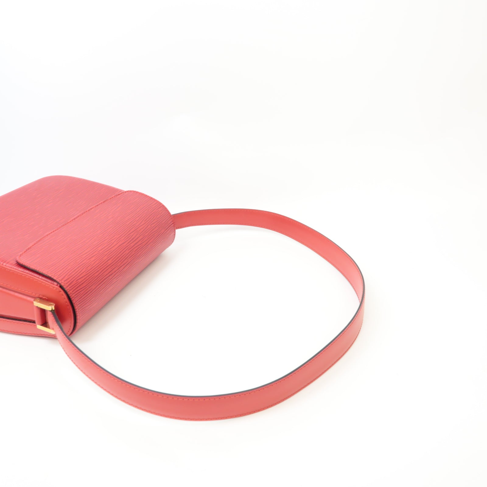 LOUIS VUITTON Epi Busy Bag金扣肩背袋紅色
