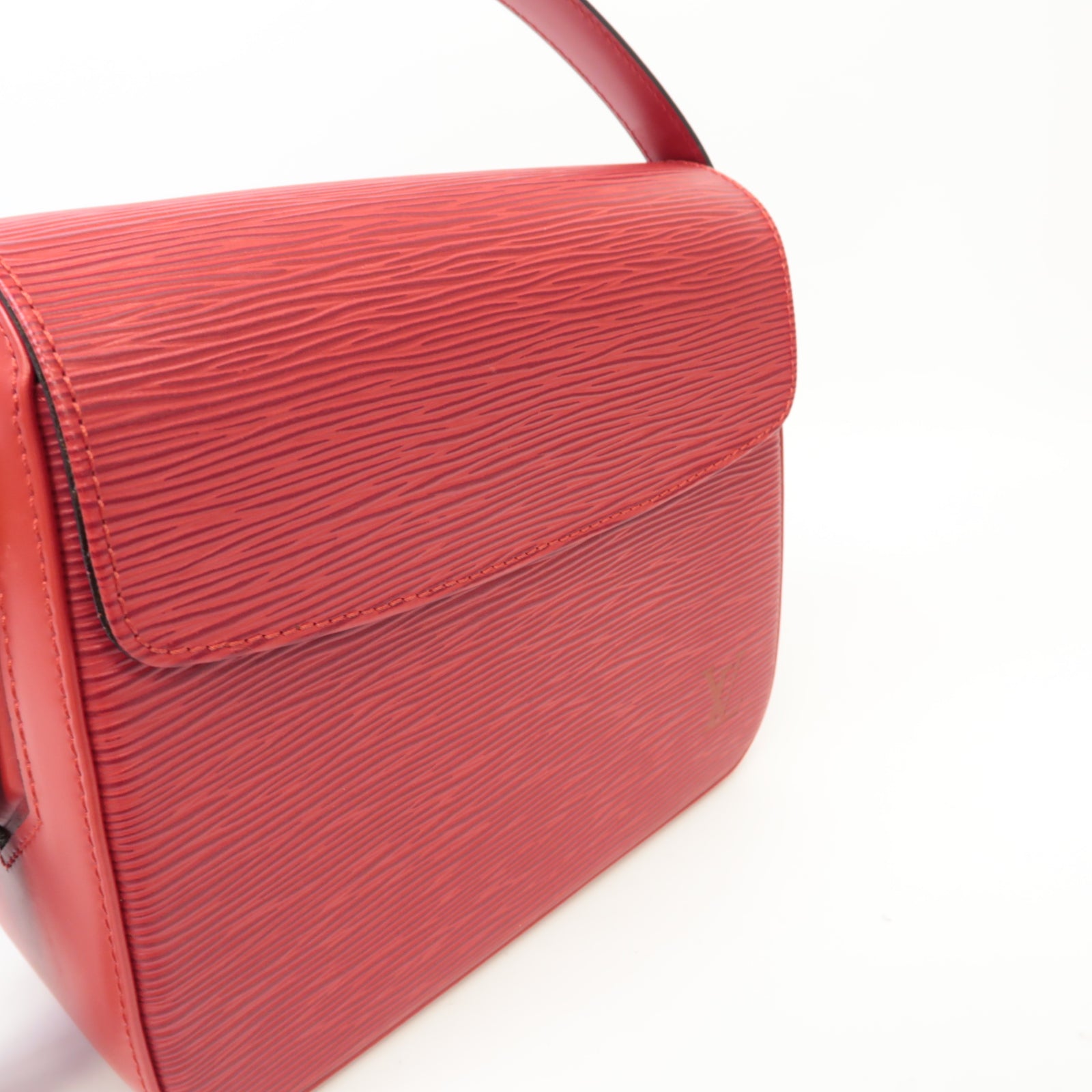 LOUIS VUITTON Epi Busy Bag金扣肩背袋紅色