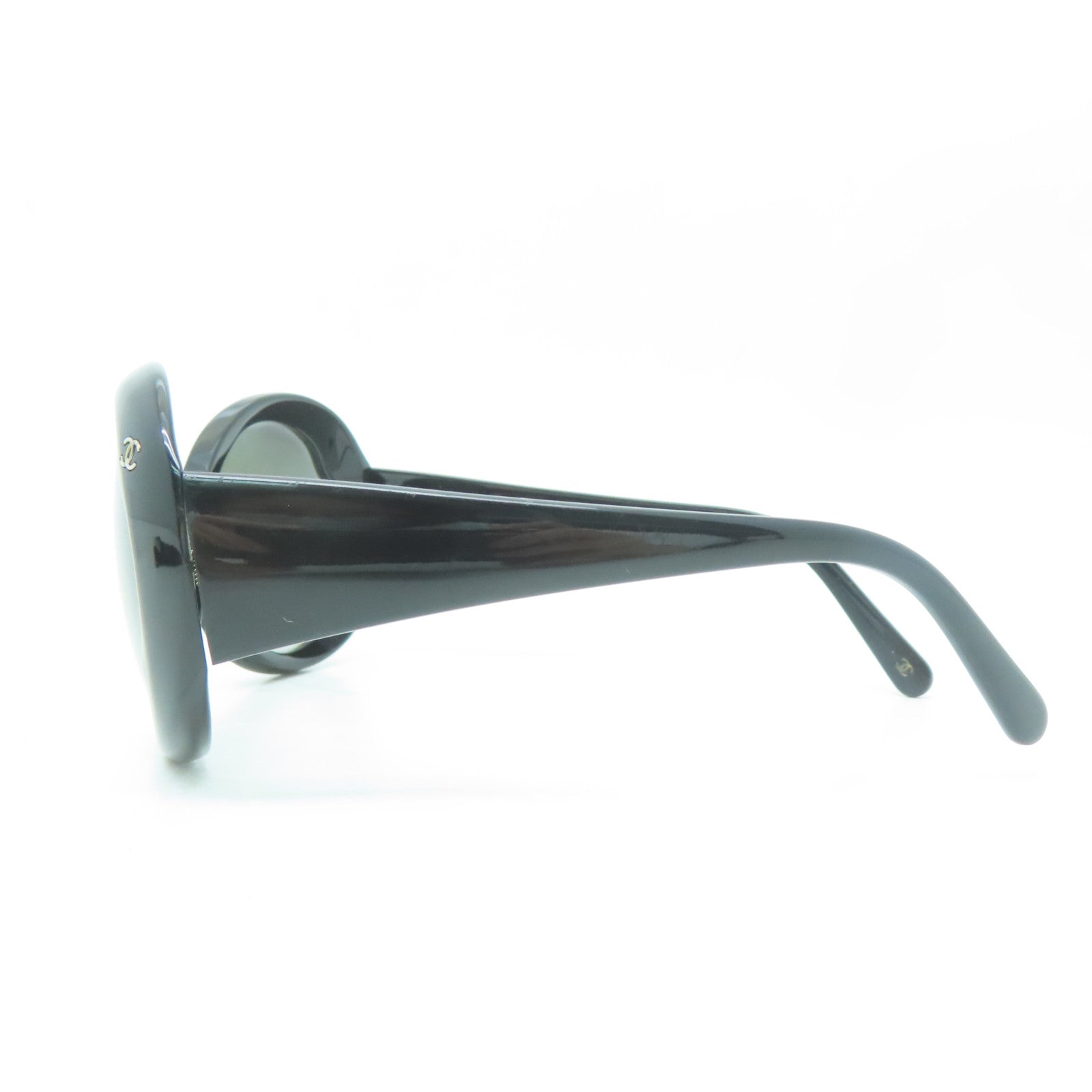 CHANEL PVC Sunglasses銀扣太陽眼鏡黑色