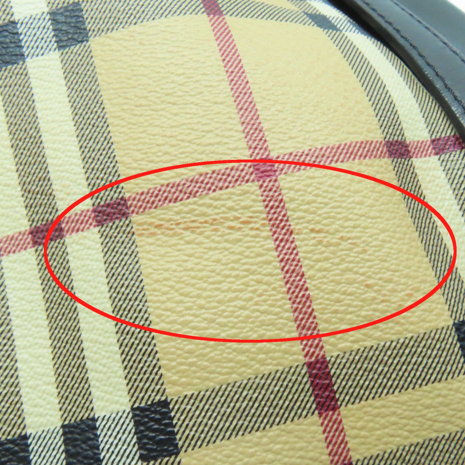 BURBERRY 涂层皮革Shoulder Bag金扣肩背袋米色