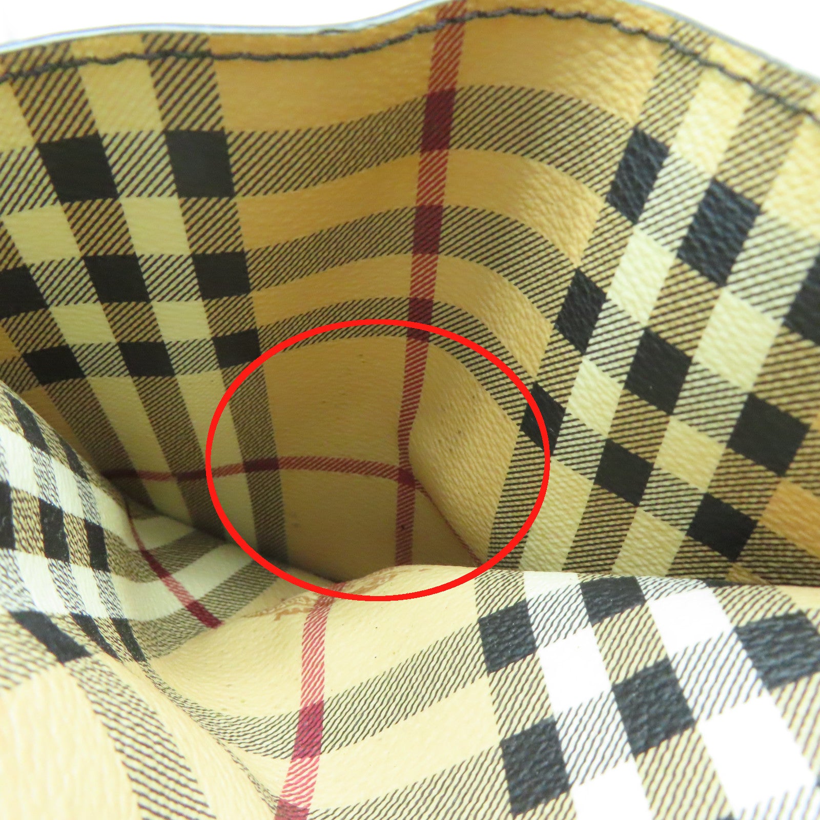 BURBERRY 涂层皮革Shoulder Bag金扣肩背袋米色