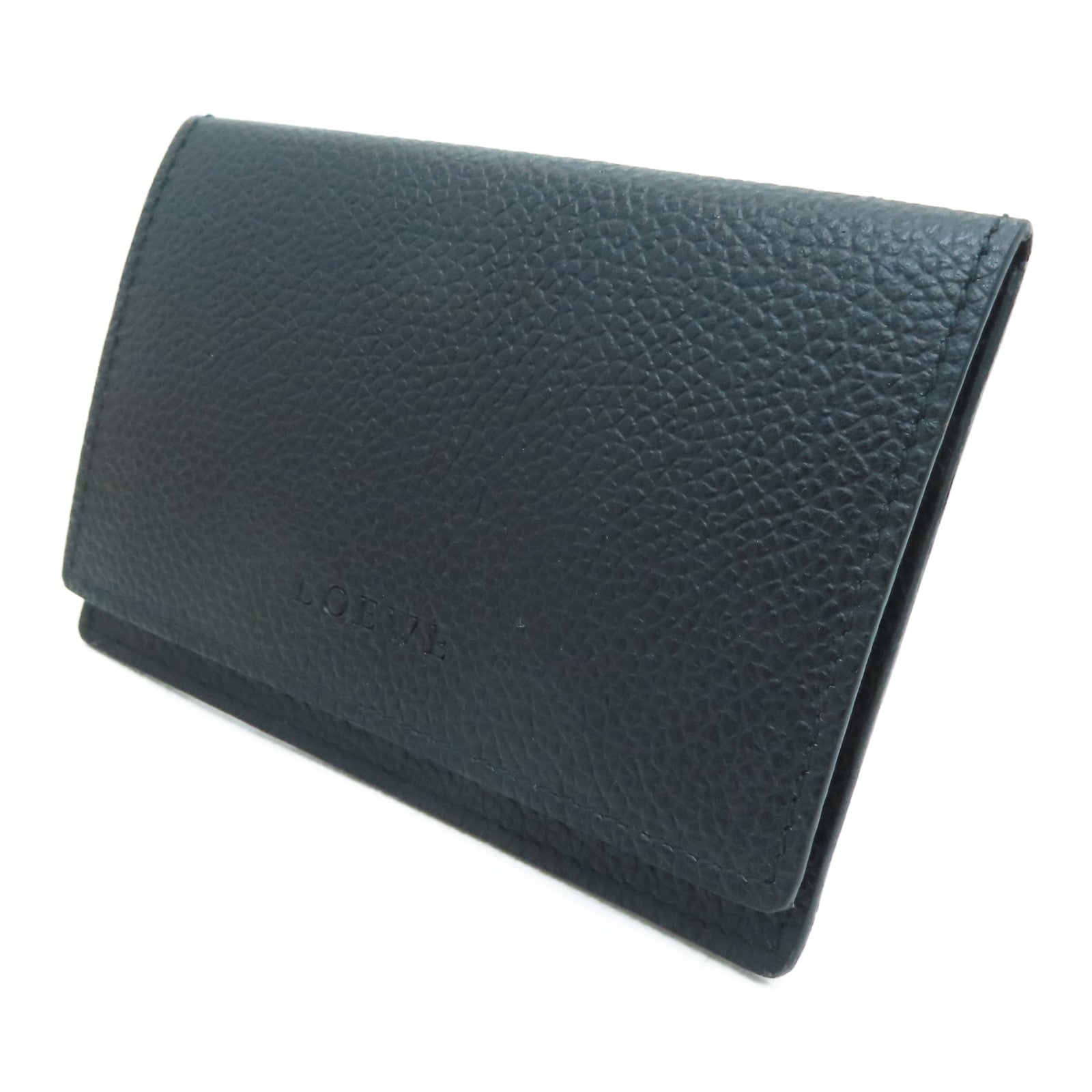 LOEWE 【激减优惠】牛皮皮革Card Case卡片套黑色