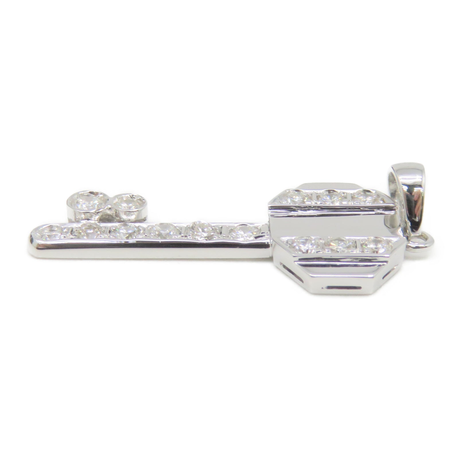 JEWELRY 【激减优惠】18K白金Charm钻石挂饰