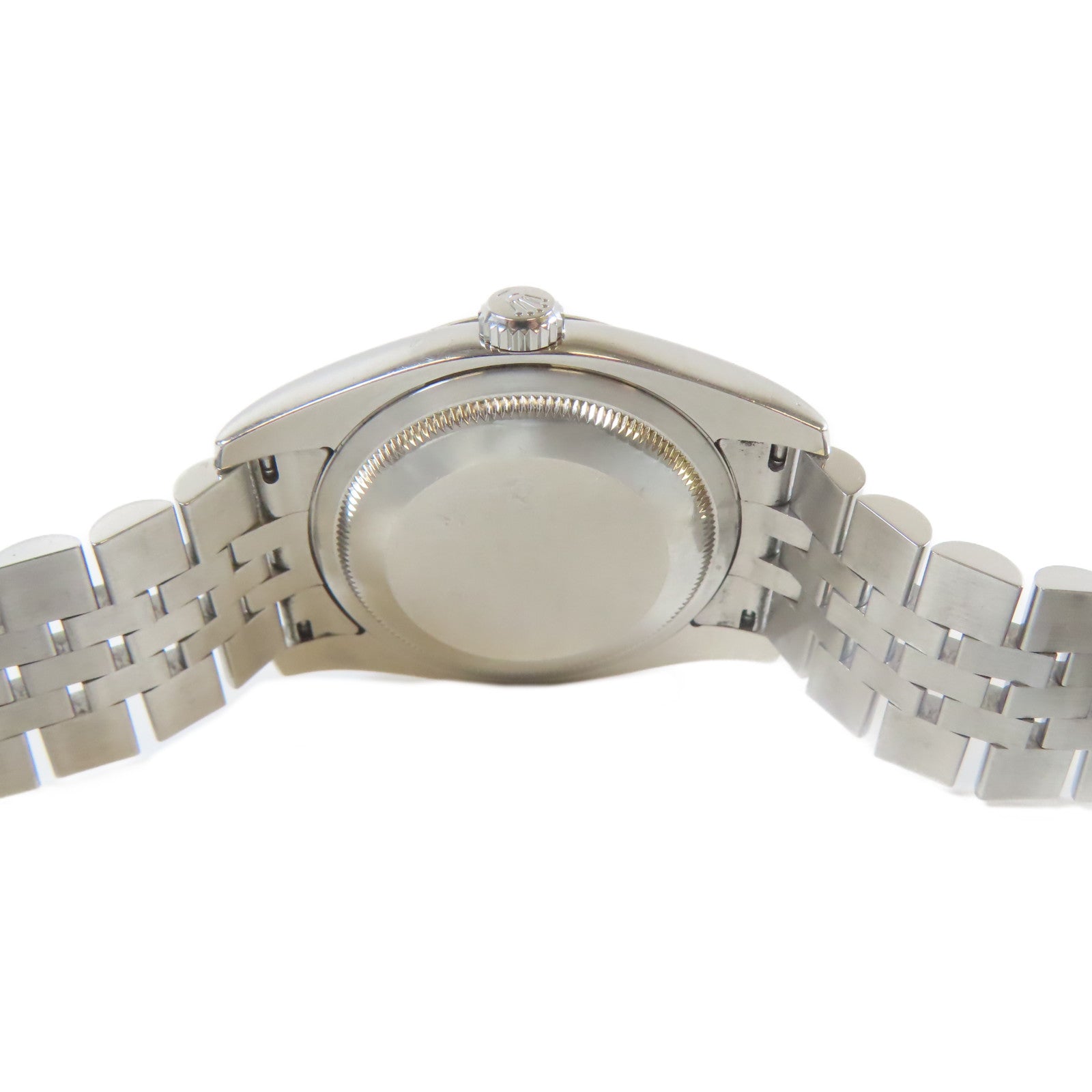 ROLEX Datejust 18K白金/不鏽鋼手錶自動機芯銀色