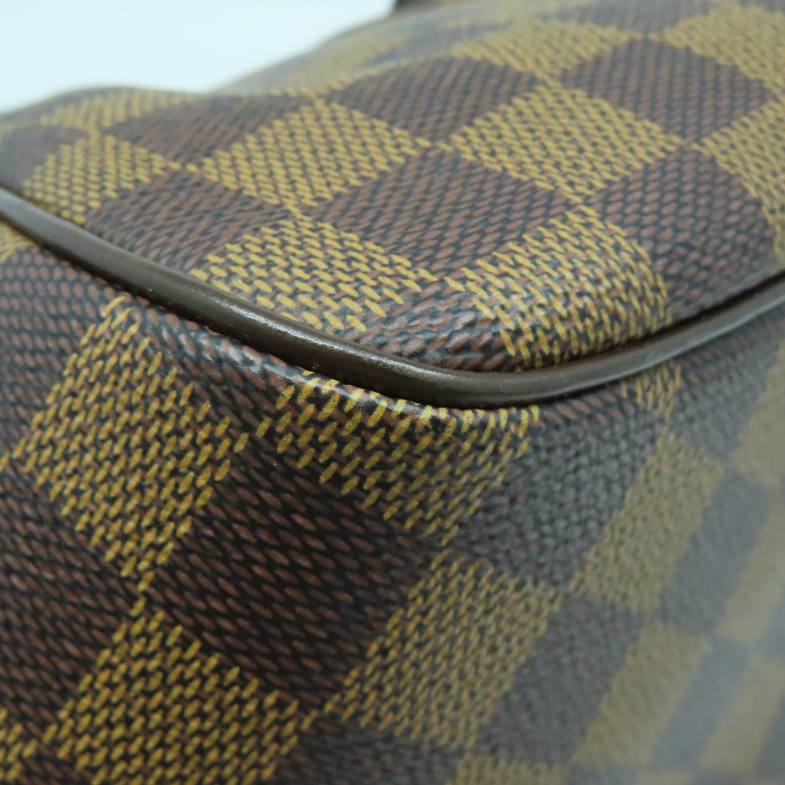 LOUIS VUITTON Damier Belem PM金扣手挽袋啡色