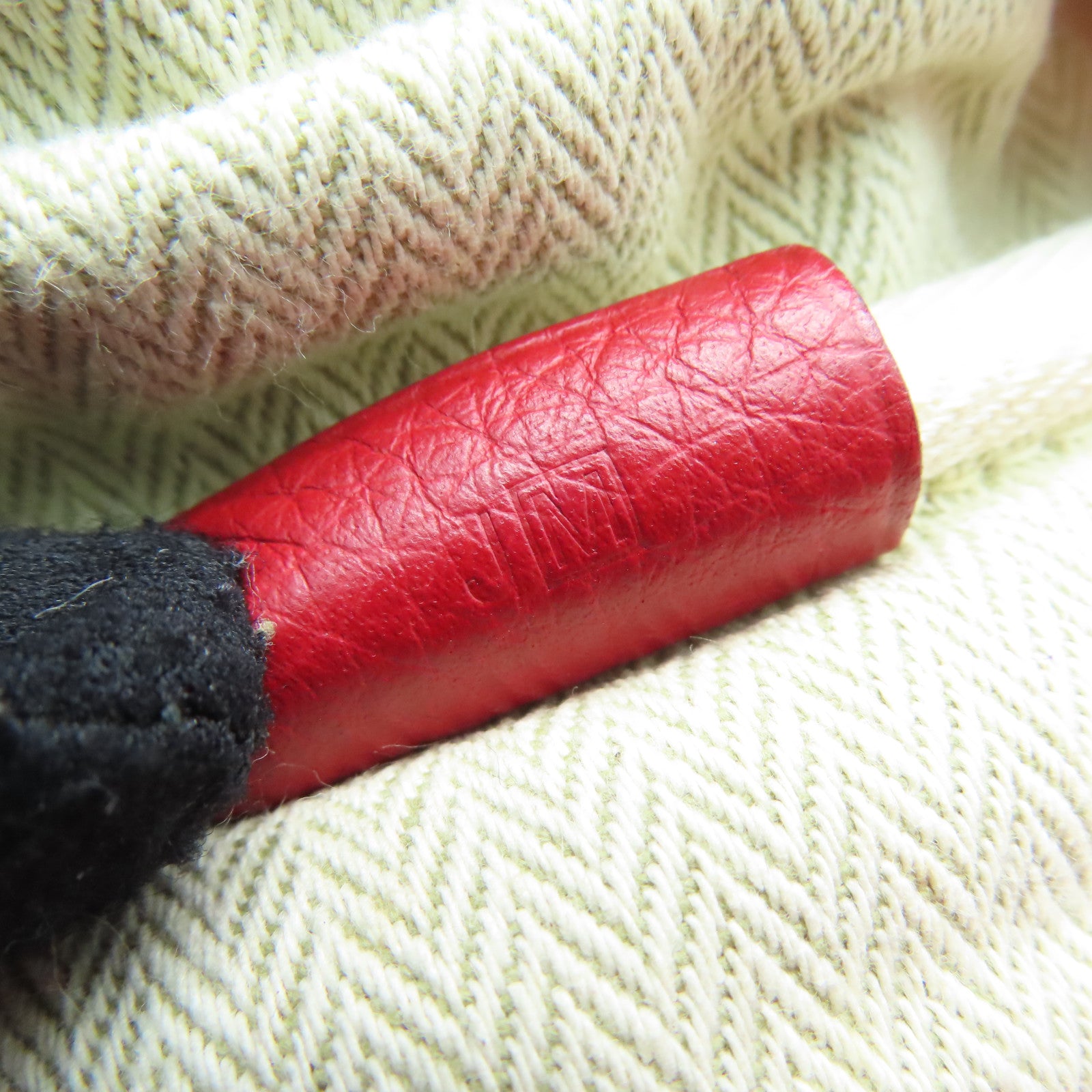 HERMES 【激减优惠】Clemence皮革Victoria银扣肩背袋Rouge Casaque/红色