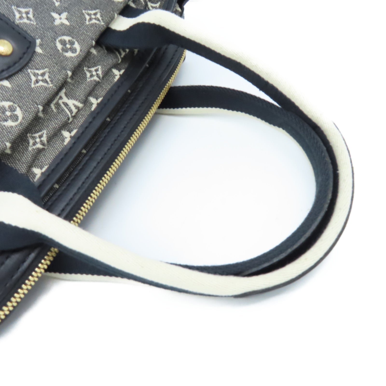 LOUIS VUITTON Mini Lin Monogram Mini Hippo Mario Kate Hand Bag手挽袋黑色
