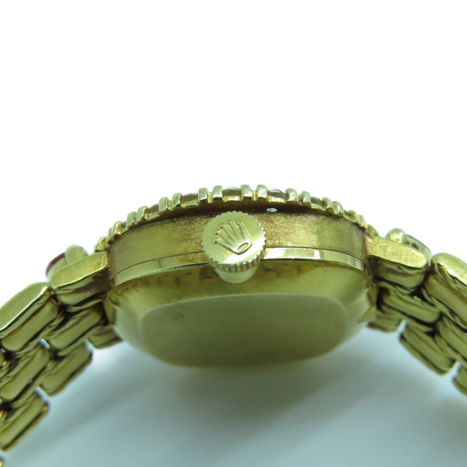 ROLEX Orchid 18K黃金手錶金色