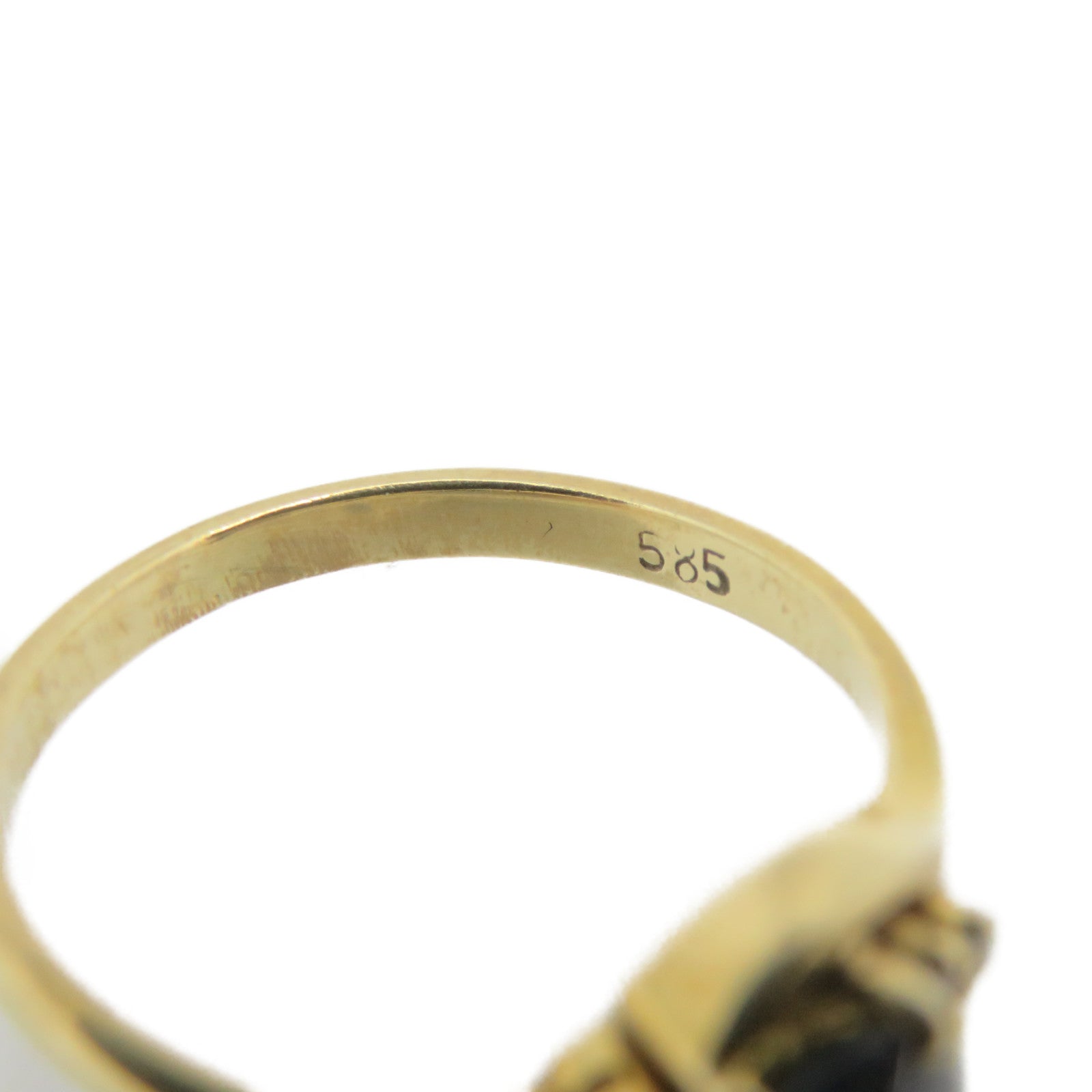 JEWELRY 14K Gold/Blue Ruby Ring US#5