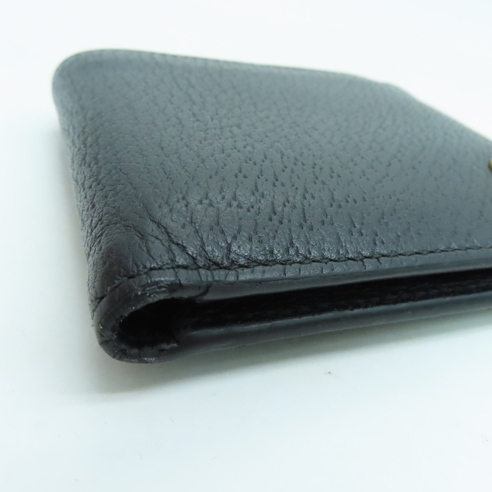 GUCCI 牛皮皮革GG Marmont Wallet金扣钱包黑色
