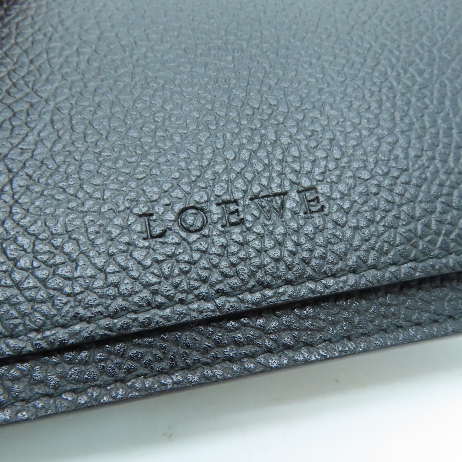 LOEWE 【激减优惠】牛皮皮革Card Case卡片套黑色
