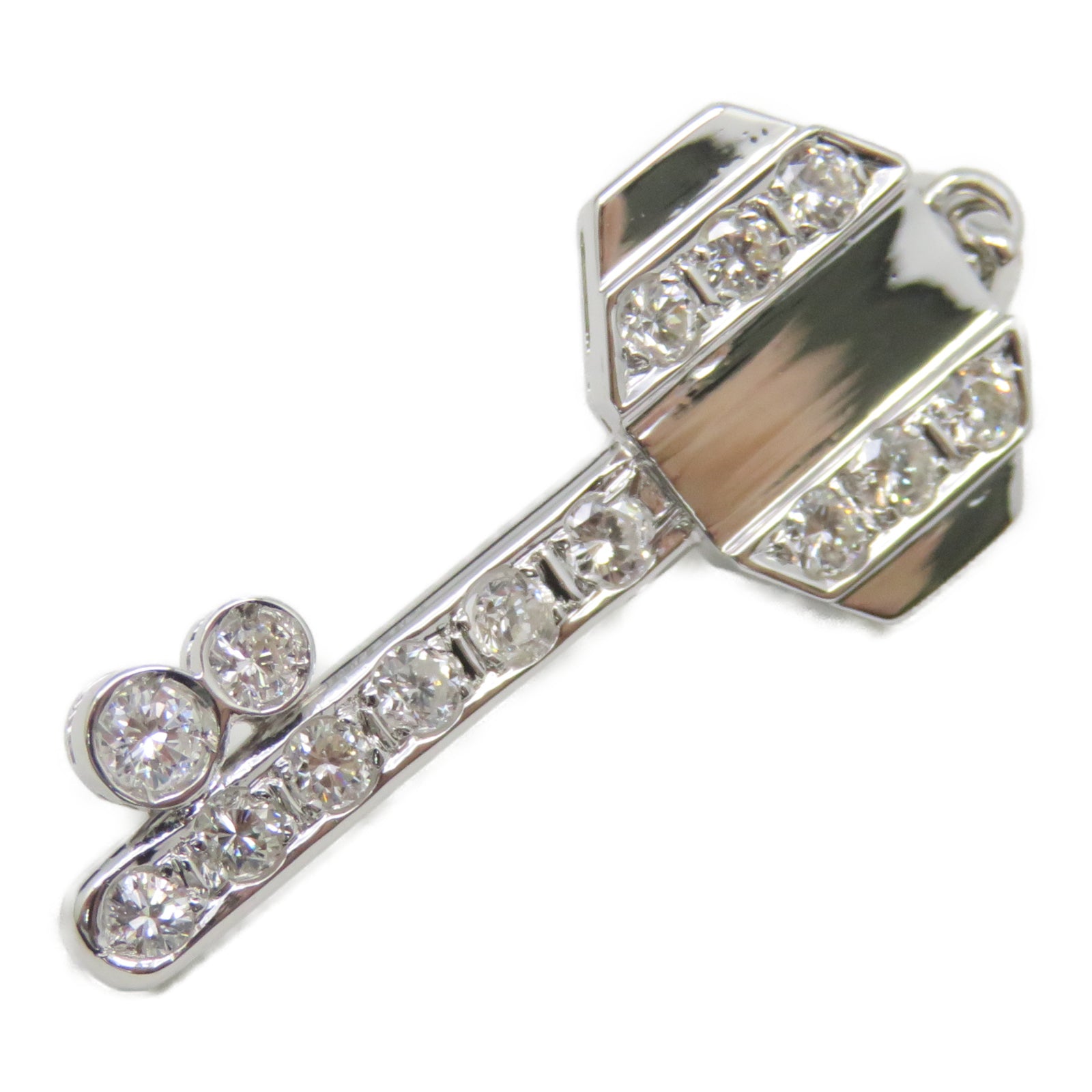 JEWELRY 【激减优惠】18K白金Charm钻石挂饰