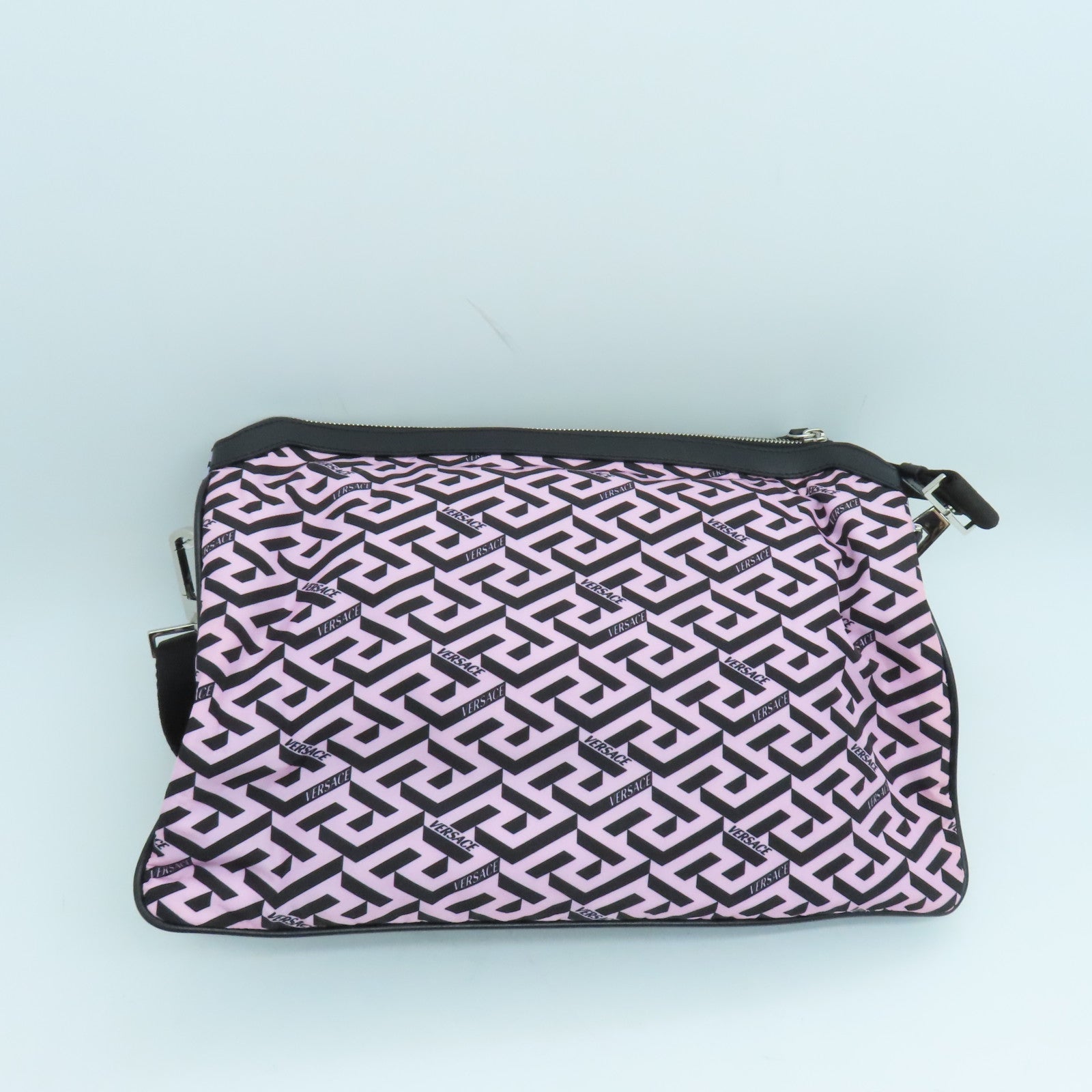 VERSACE 尼龙Shoulder Bag银扣肩背袋彩色