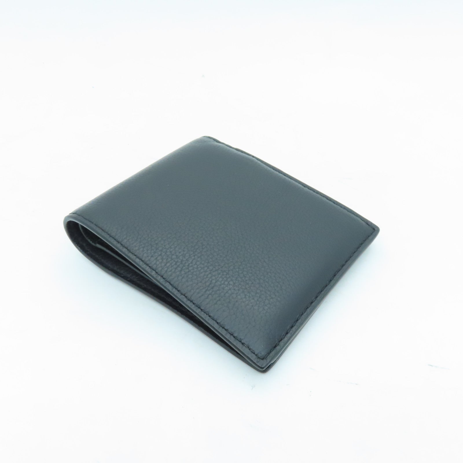 COACH Cowhide Leather Wallet Black