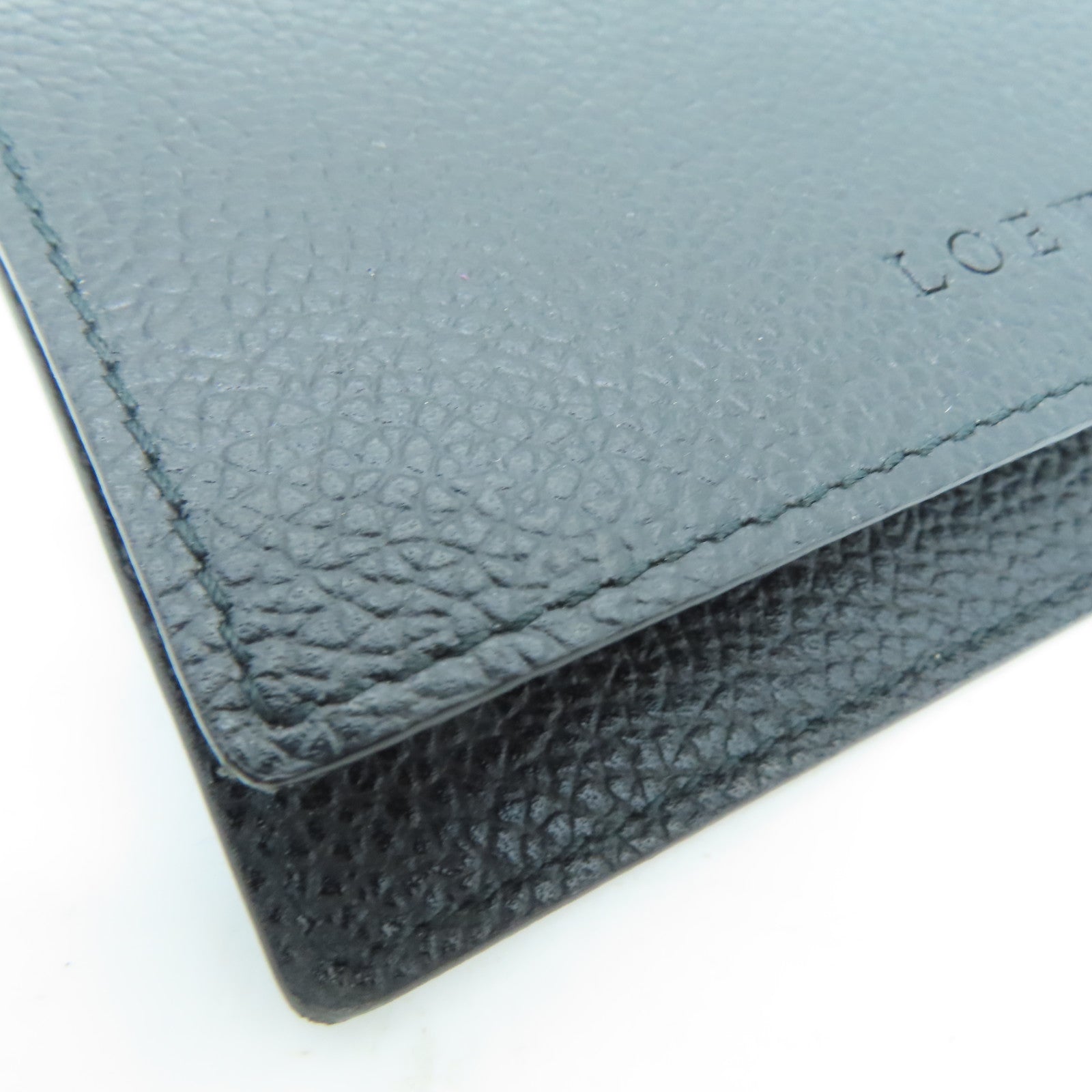 LOEWE 【激减优惠】牛皮皮革Card Case卡片套黑色