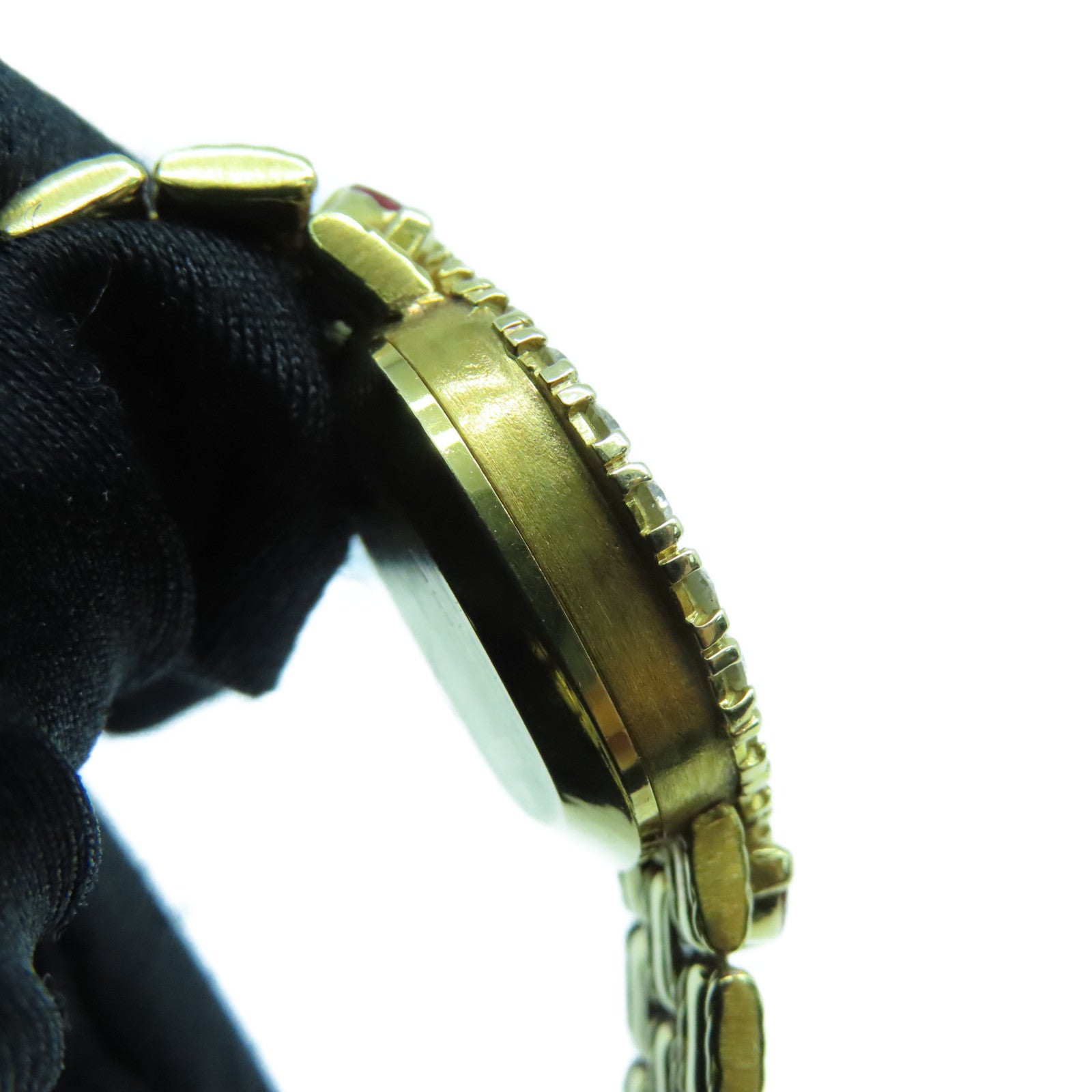ROLEX Orchid 18K黃金手錶金色