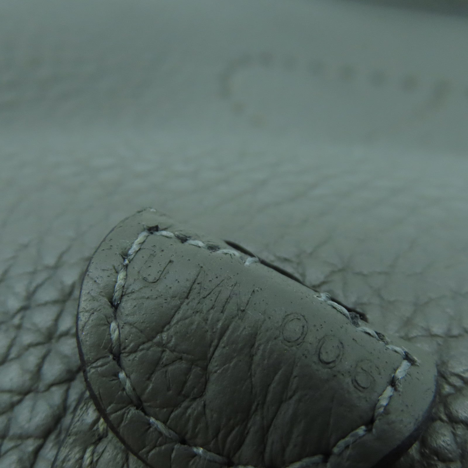 HERMES Clemence皮革Evelyne TPM金扣肩背袋Etain錫器灰色