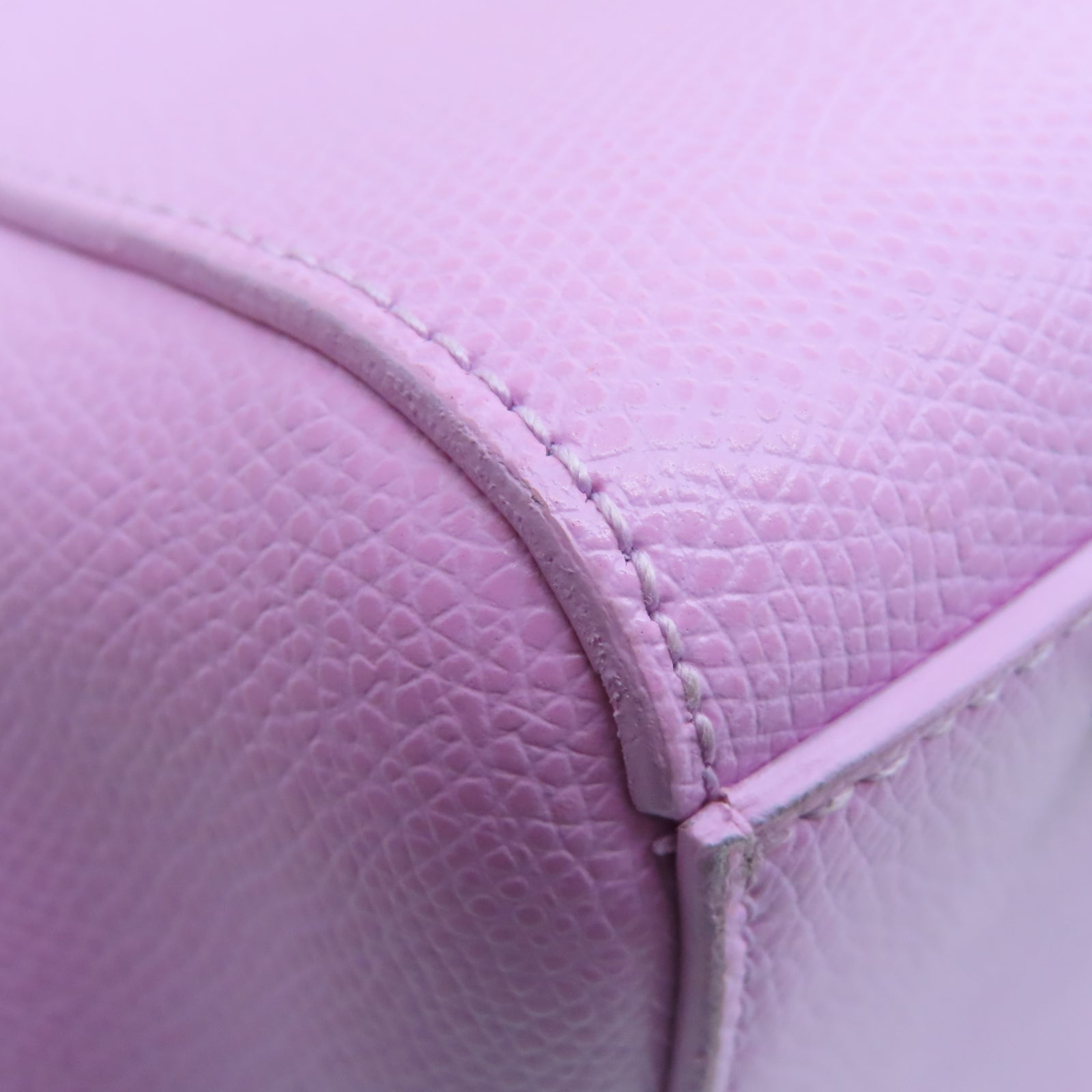 Furla 牛皮皮革Shoulder Bag金扣手挽肩背两用袋粉红色