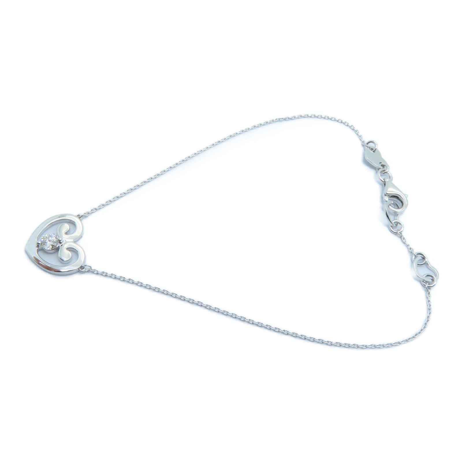 JEWELRY 【激減優惠】18K白金Bracelet 0.099ct鑽石手鏈