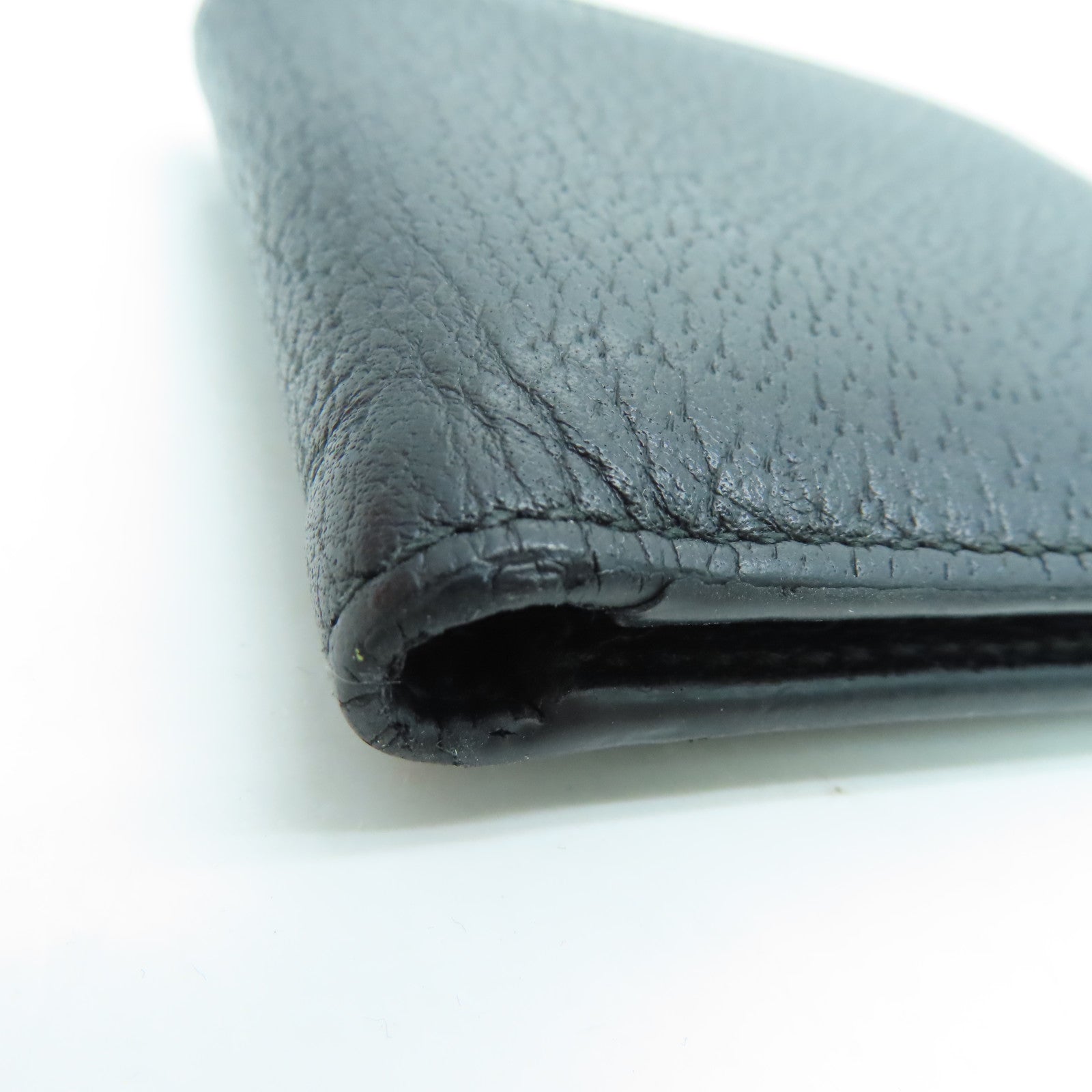 GUCCI 牛皮皮革GG Marmont Wallet金扣钱包黑色