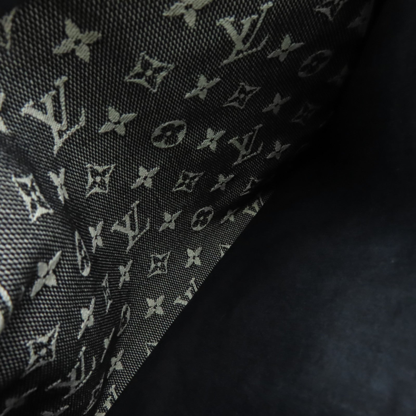 LOUIS VUITTON Mini Lin Monogram Mini Hippo Mario Kate Hand Bag手挽袋黑色