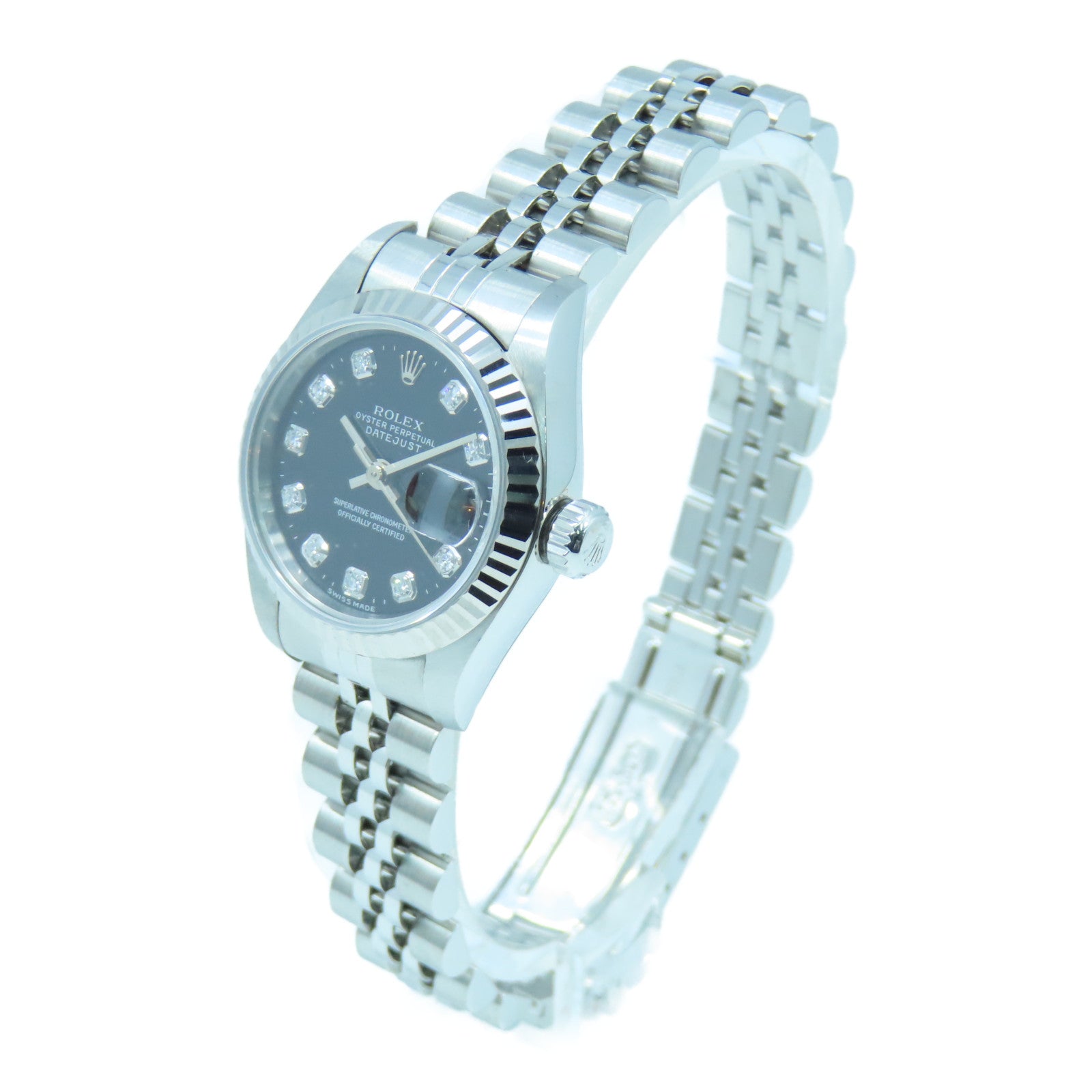 ROLEX Datejust不鏽鋼手錶自動機芯黑色
