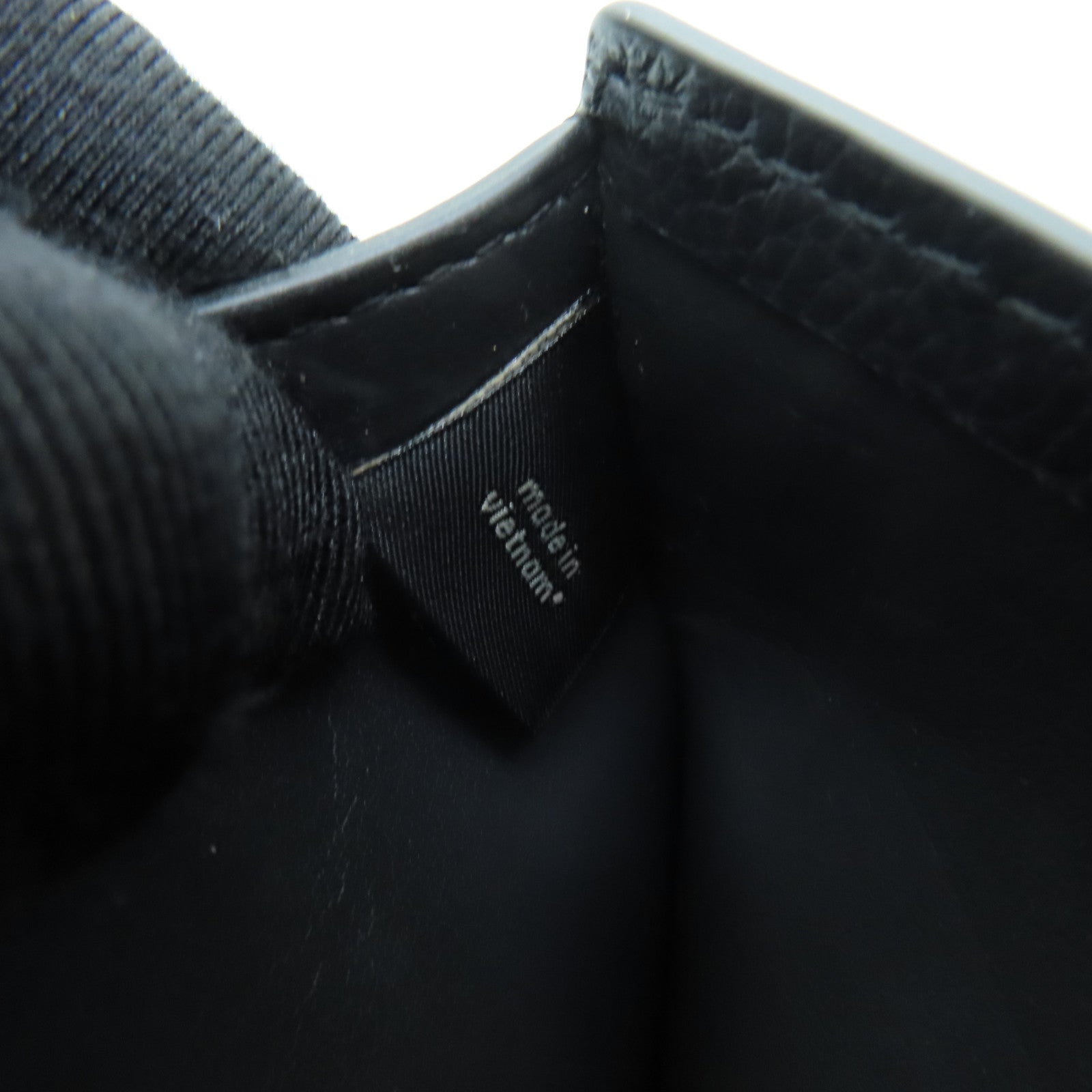 COACH Cowhide Leather Wallet Black