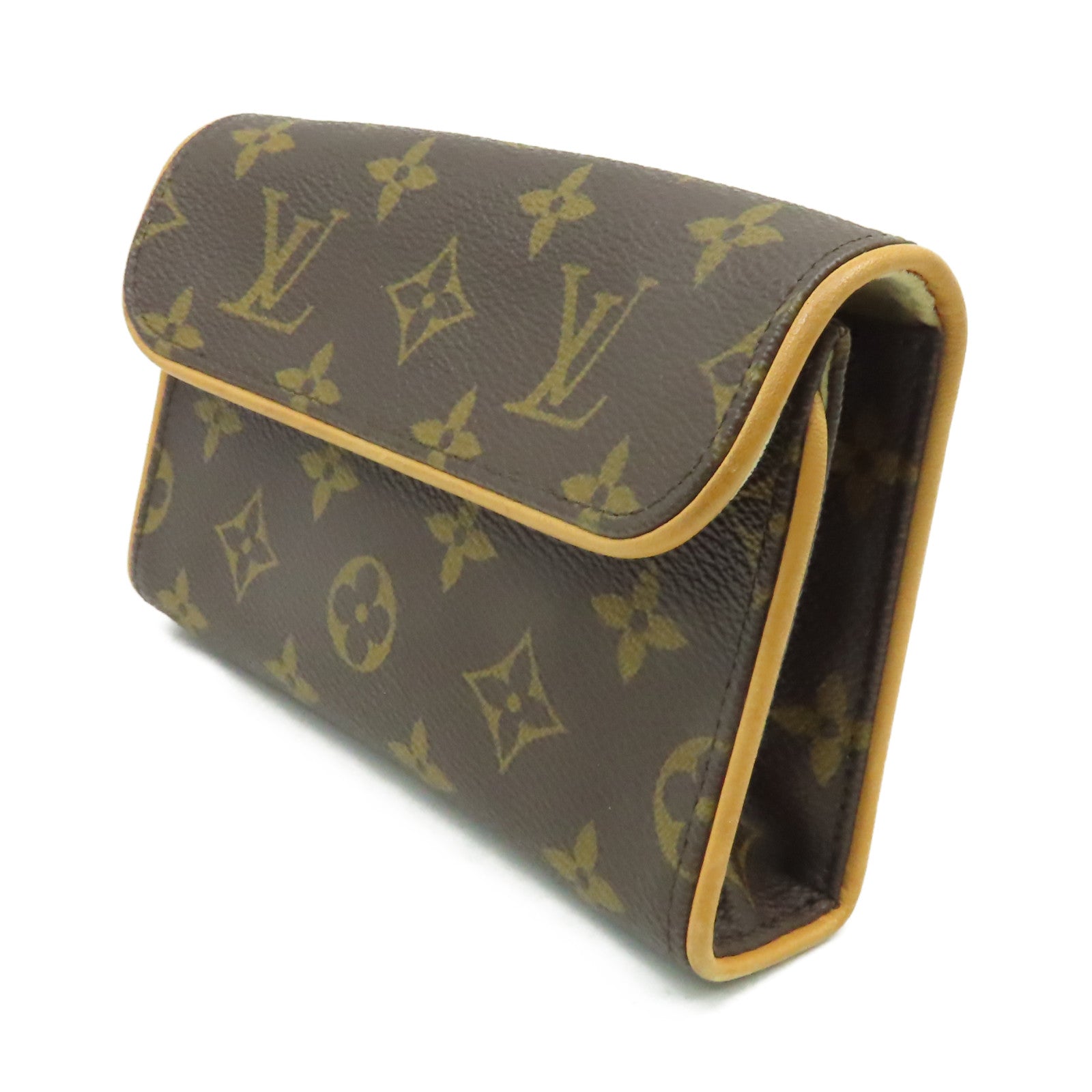 LOUIS VUITTON Monogram Pochette Florentine Waist Bag金扣腰包啡色