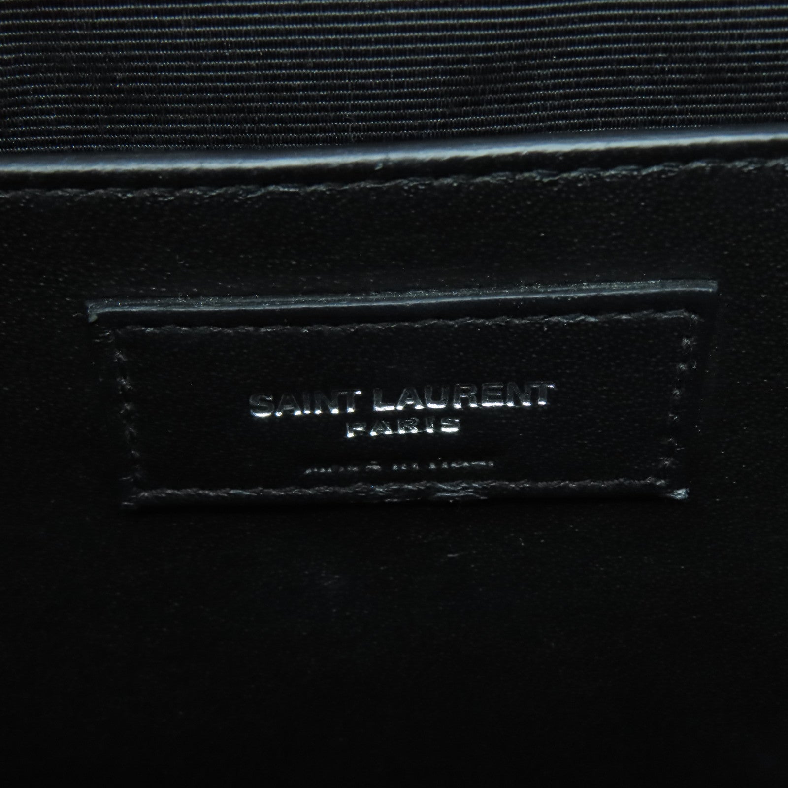 SAINT LAURENT 牛皮皮革Chain Shoulder銀扣肩背袋紅色