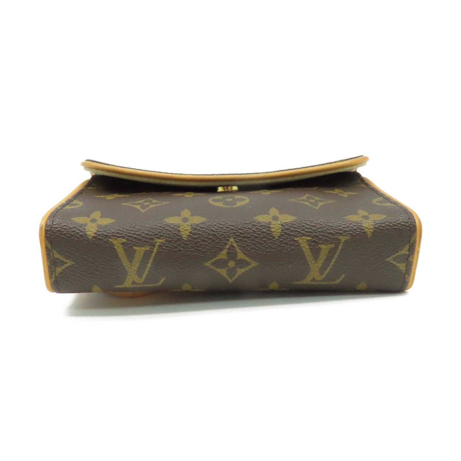 LOUIS VUITTON Monogram Pochette Florentine Waist Bag金扣腰包啡色