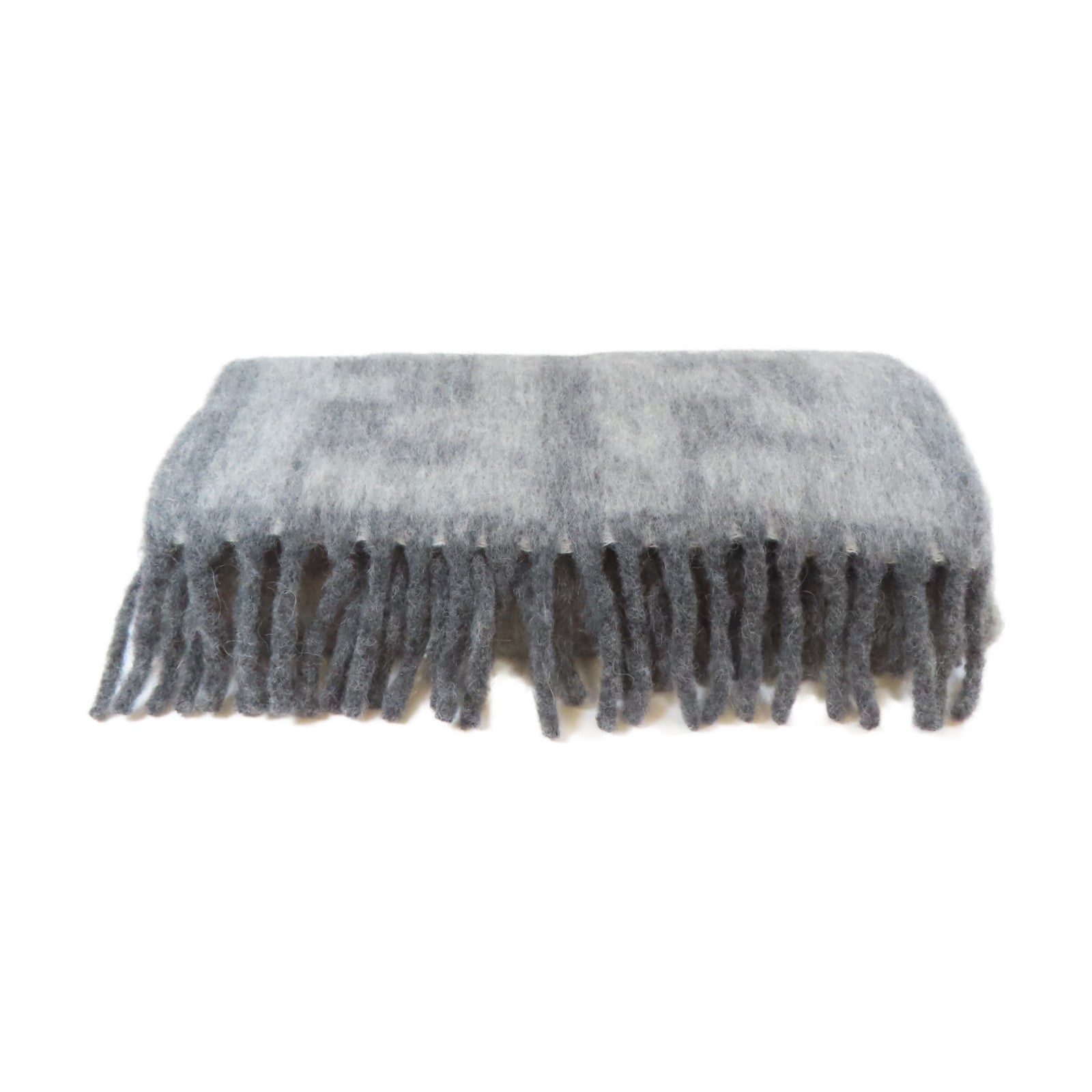 FENDI 羊駝毛Scarf 45x120cm項巾灰色