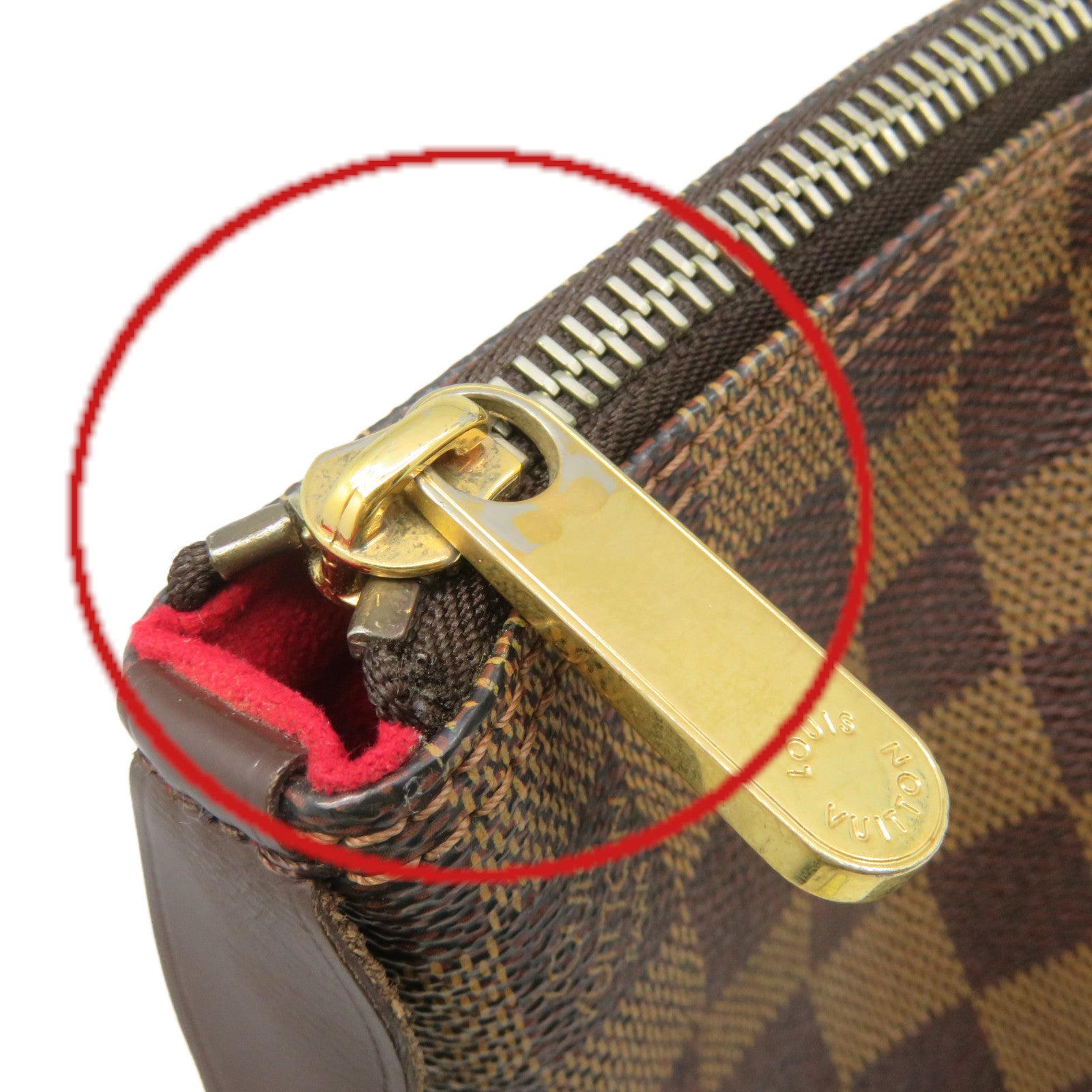 LOUIS VUITTON Damier Saleya PM 2Way Hand Bag手挽肩袋啡色
