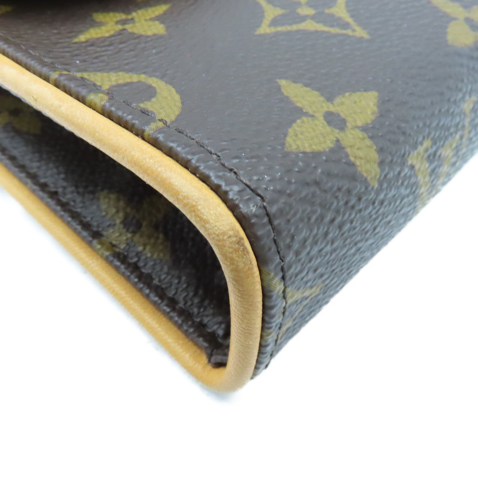 LOUIS VUITTON Monogram Pochette Florentine Waist Bag金扣腰包啡色