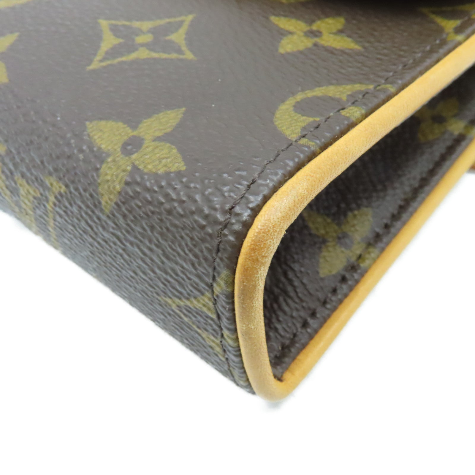 LOUIS VUITTON Monogram Pochette Florentine Waist Bag金扣腰包啡色