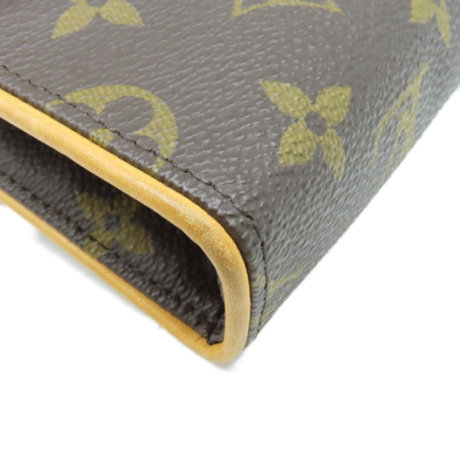 LOUIS VUITTON Monogram Pochette Florentine Waist Bag金扣腰包啡色