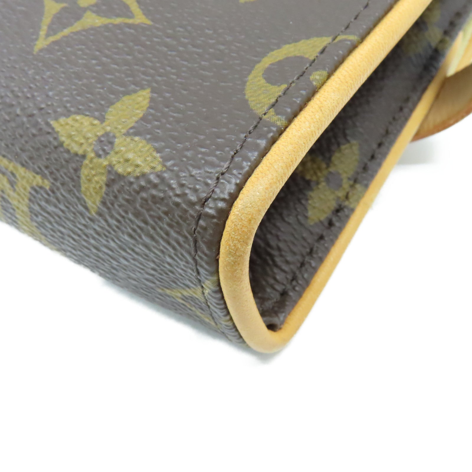 LOUIS VUITTON Monogram Pochette Florentine Waist Bag金扣腰包啡色